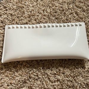 Carmel Sol Jelly Clutch White